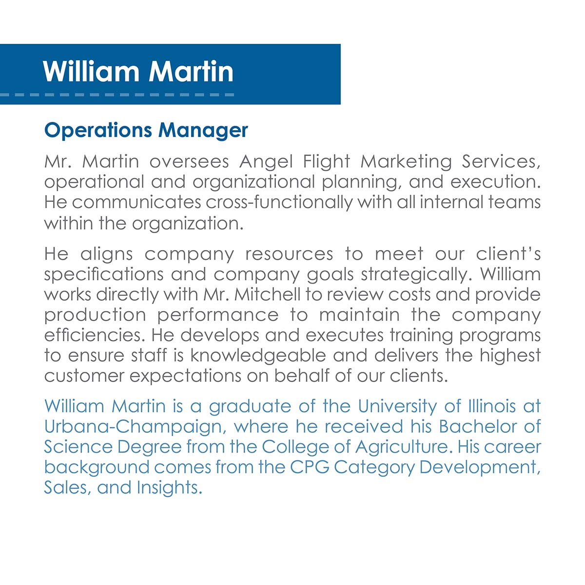 William Martin Bio